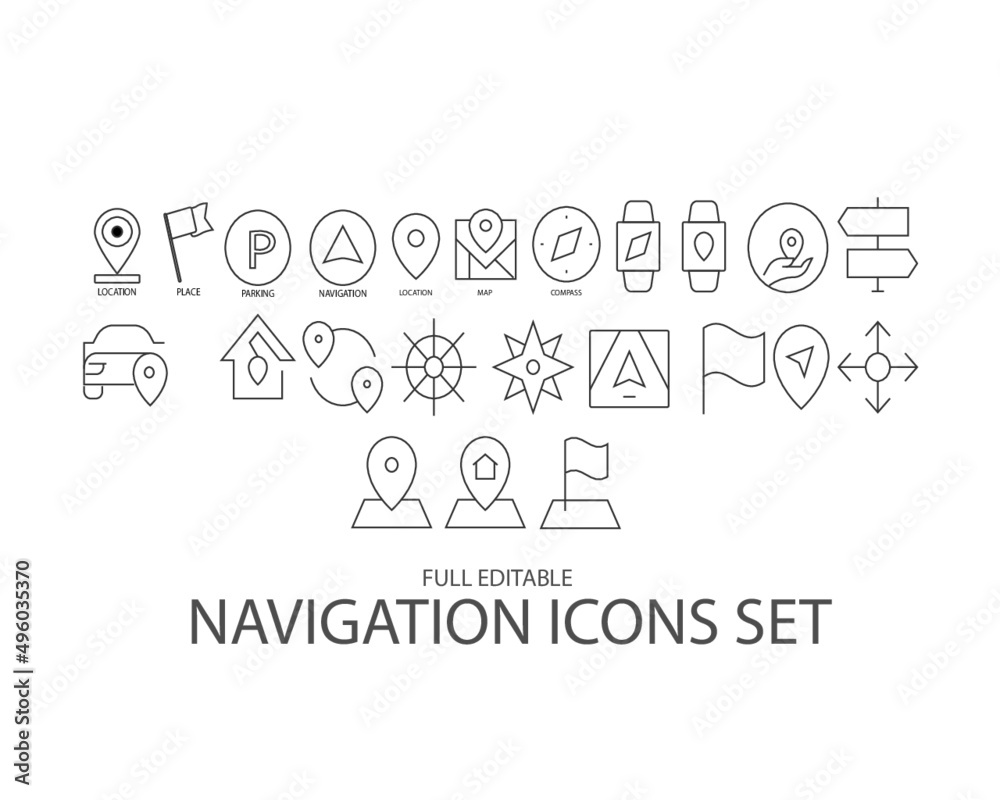 NAVIGATION ICON  COLLECTION