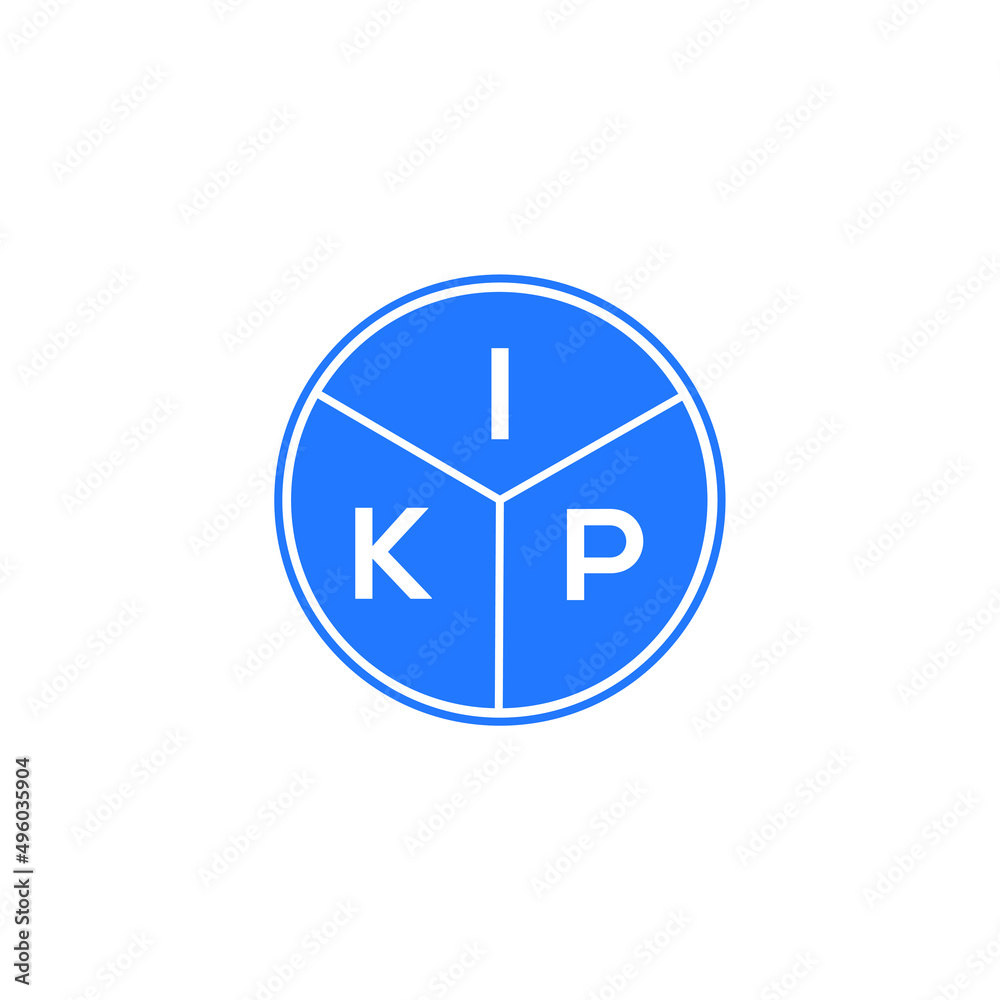 IKP letter logo design on black background. IKP creative initials letter logo concept. IKP letter design. IKP letter logo design on black background. IKP creative initials letter logo concept. IKP letter design.
