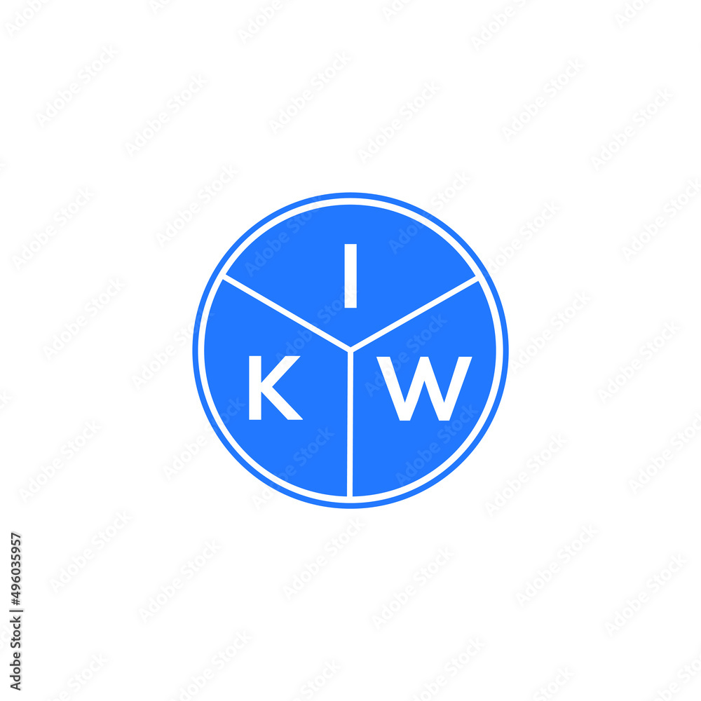 IKW letter logo design on black background. IKW creative initials letter logo concept. IKW letter design. IKW letter logo design on black background. IKW creative initials letter logo concept. IKW letter design.
