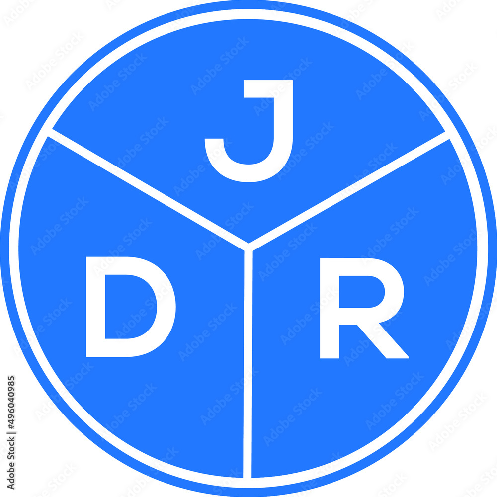JDR letter logo design on White background. JDR creative Circle letter logo concept. JDR letter design.
JDR letter logo design on White background. JDR creative Circle letter logo concept. JDR letter design.