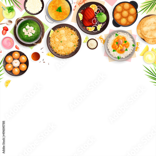 Indian Cuisine Meals Set