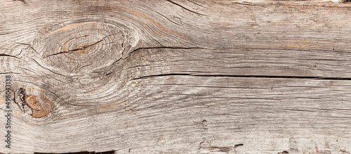 Naturalne tło niejednolitych starych grubych drewnianych desek z teksturą korozji drewna.. Kolory brązu. Tapeta. photo