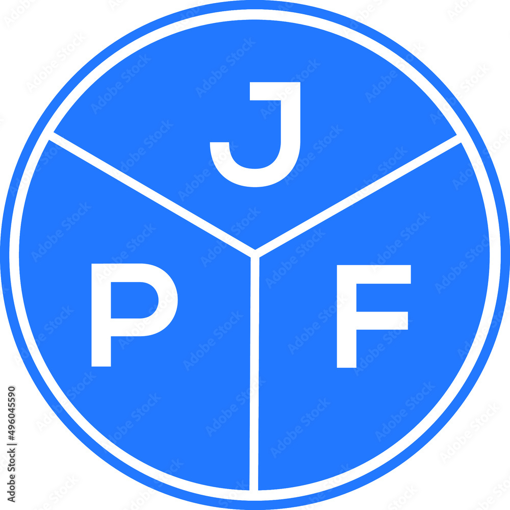 JPF letter logo design on black background. JPF creative initials letter logo concept. JPF letter design. JPF letter logo design on black background. JPF creative initials letter logo concept. JPF letter design.