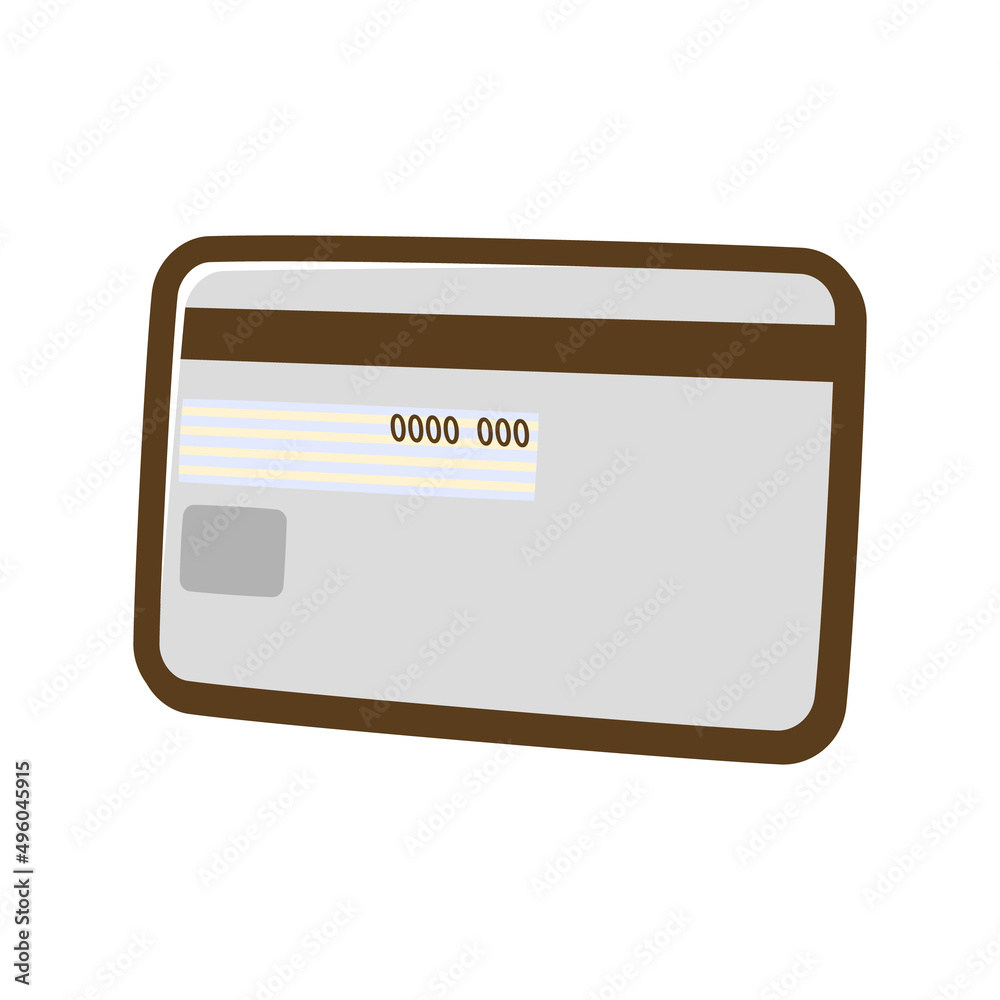 クレジットカード(裏側) クレジットカード(裏側)