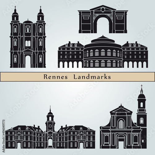 Rennes landmarks and monuments