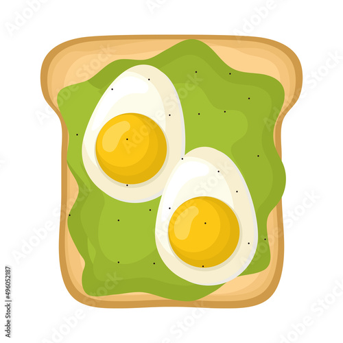 egg and avocado toast