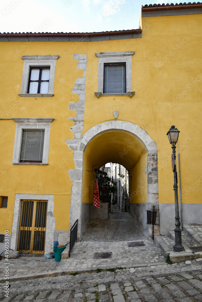 The old houses in Faicchio, a small village in the province of Benevento, Italy.