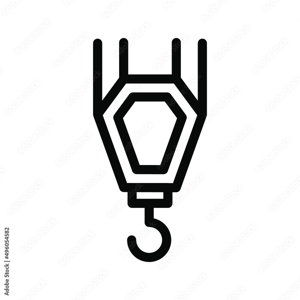 hook metal line icon illustration vector graphic hook metal line icon illustration vector graphic