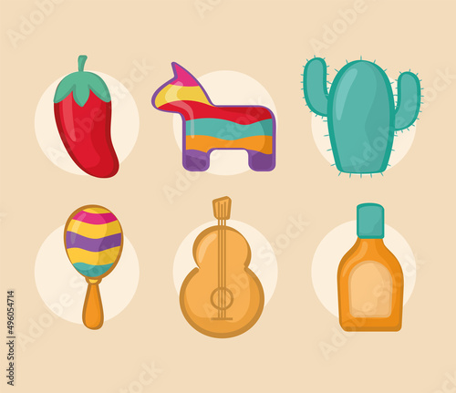 six cinco de mayo items