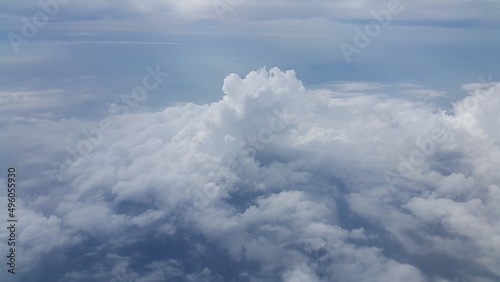 Fototapeta Naklejka Na Ścianę i Meble -  하늘위의 산