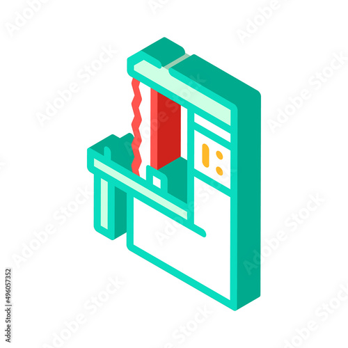 band saws isometric icon vector. band saws sign. isolated symbol illustration