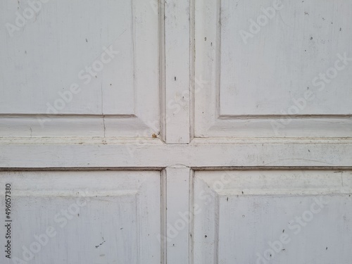 White striped door background