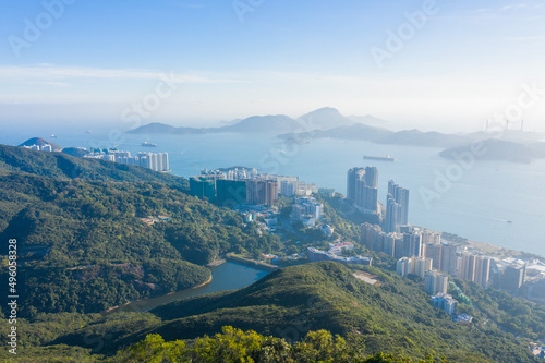 Southern side of Hong Kong Island, Viewing from the Peak photo
