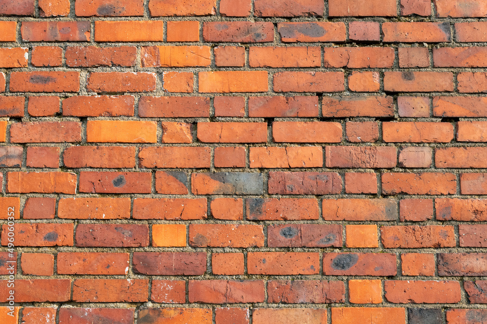 Red brick wall Red brick wall