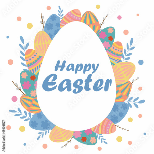 Happy Easter Egg Poster