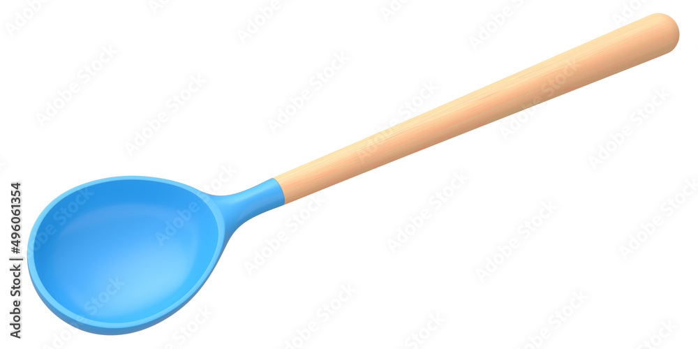 Silicon solid spoon or kitchen utensils on white background. Silicon solid spoon or kitchen utensils on white background.