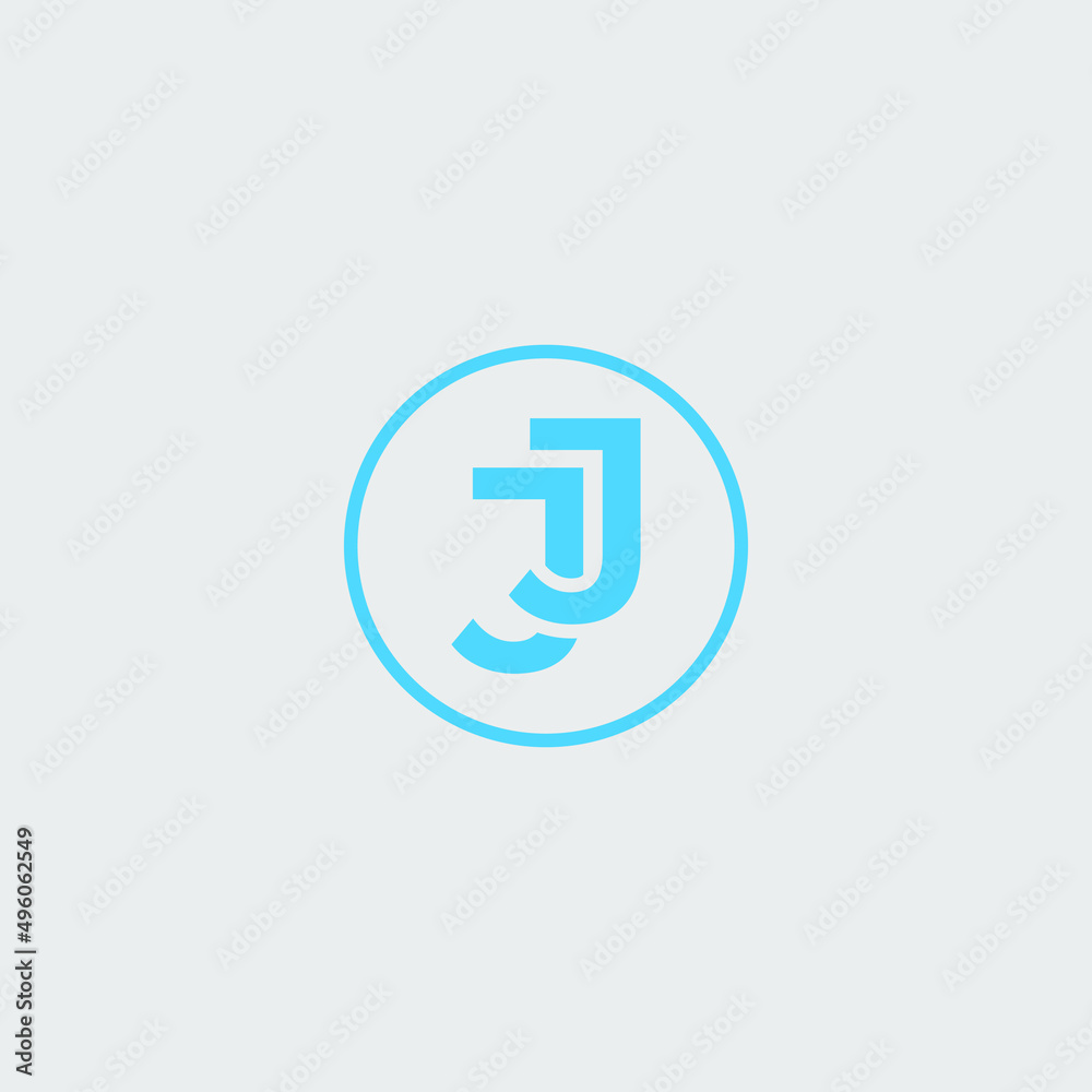 Creative JJ Letter Logo Design. Creative JJ Letter Logo Design.