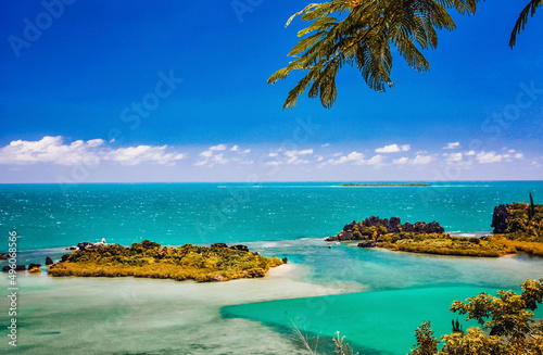The virgin nature of New Caledonia with its beautiful landscapes