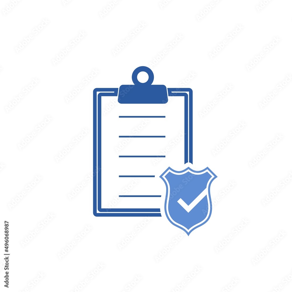 Insurance policy icon isolated on white background Insurance policy icon isolated on white background