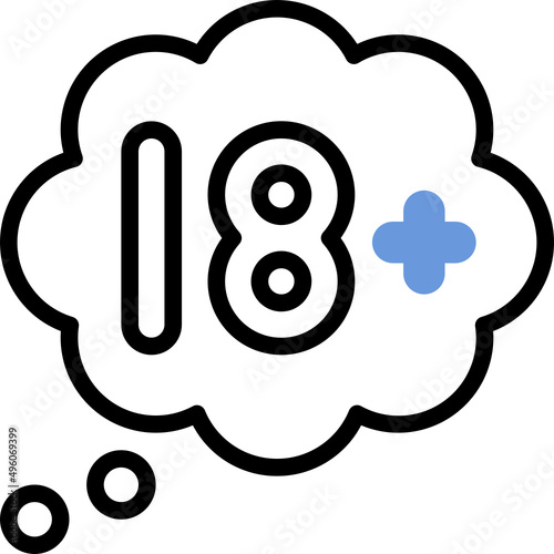 Thinking erotic icon