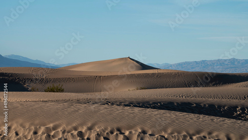 Mesquite Flat Sand Dunes in Death Valley  California