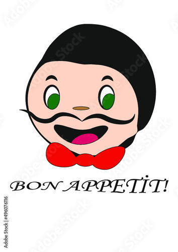 bon appetit happy smiling face