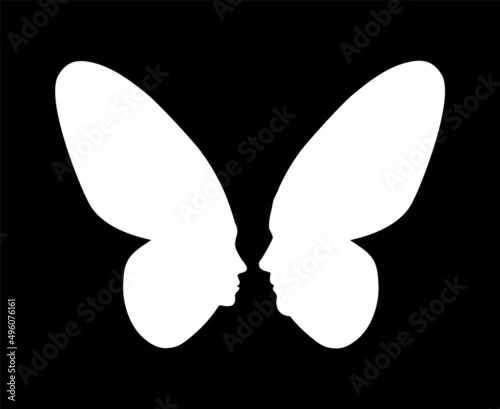 220331 Butterfly Face Man Woman Couple Love
