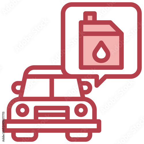 OIL red line icon,linear,outline,graphic,illustration