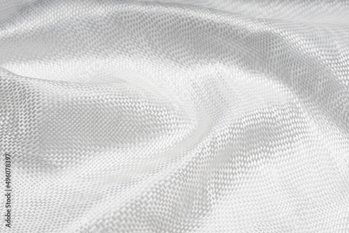 Close up of fiberglass cloth composed into a wrinkled pattern , Can be used as a background photo