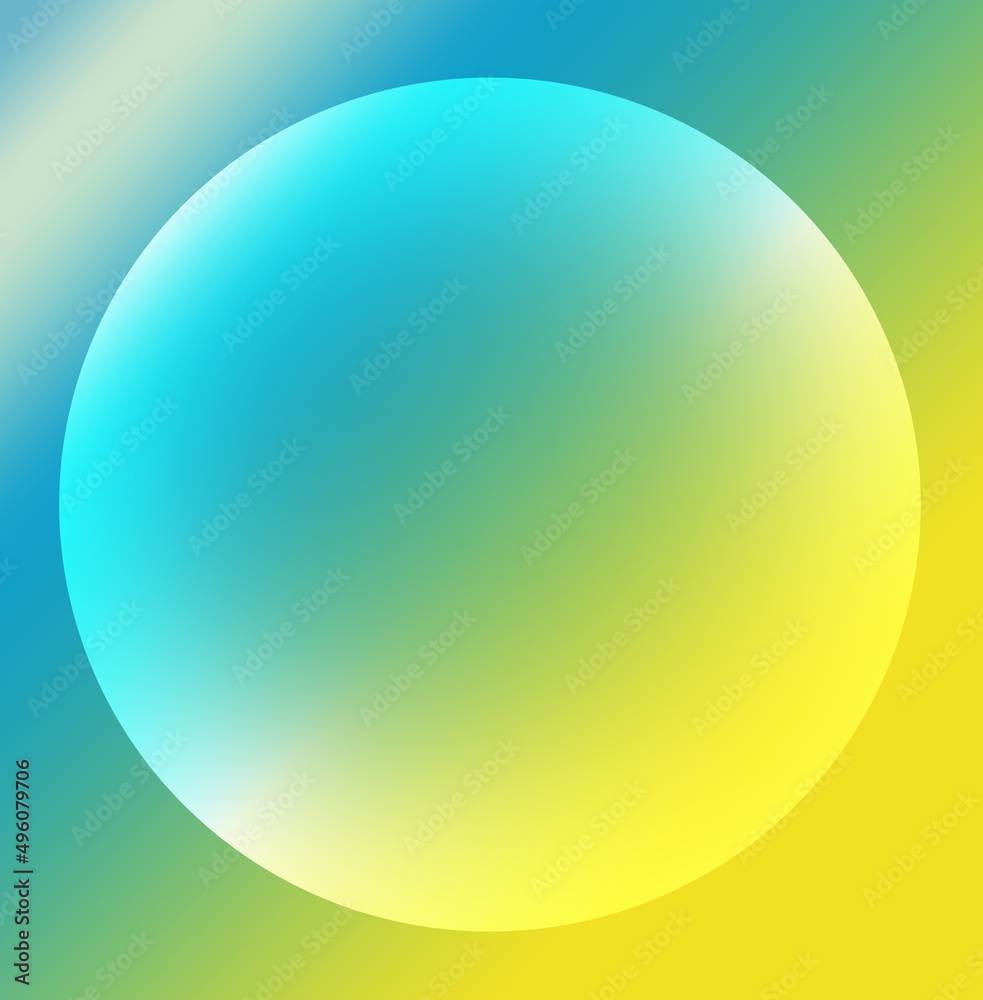 Illustration of 3D Sphere on Gradient Blue and Yellow Diagonal Stripes Illustration of 3D Sphere on Gradient Blue and Yellow Diagonal Stripes