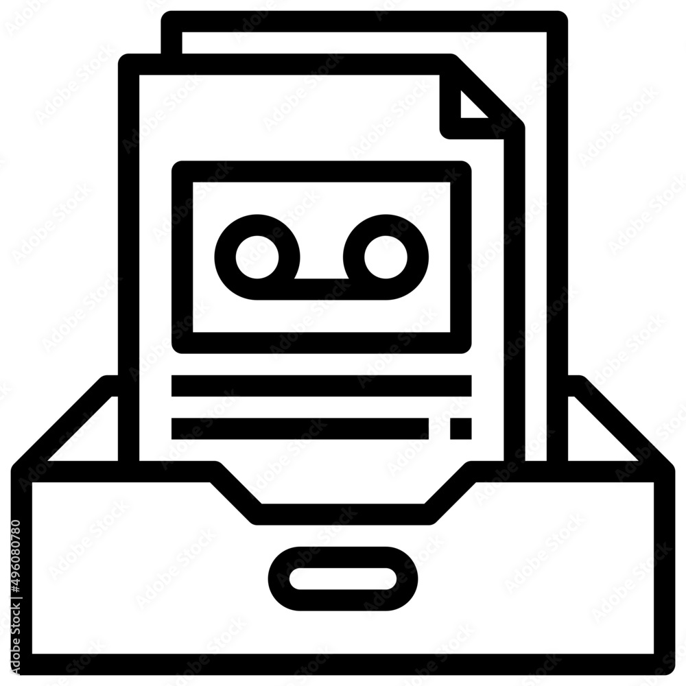 VOICE MAIL line icon,linear,outline,graphic,illustration VOICE MAIL line icon,linear,outline,graphic,illustration