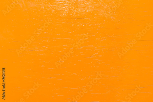 Bright wallpaper orange painted surface wooden texture wood background