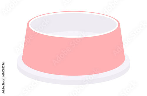 Animal Food Bowl. Vector illustration