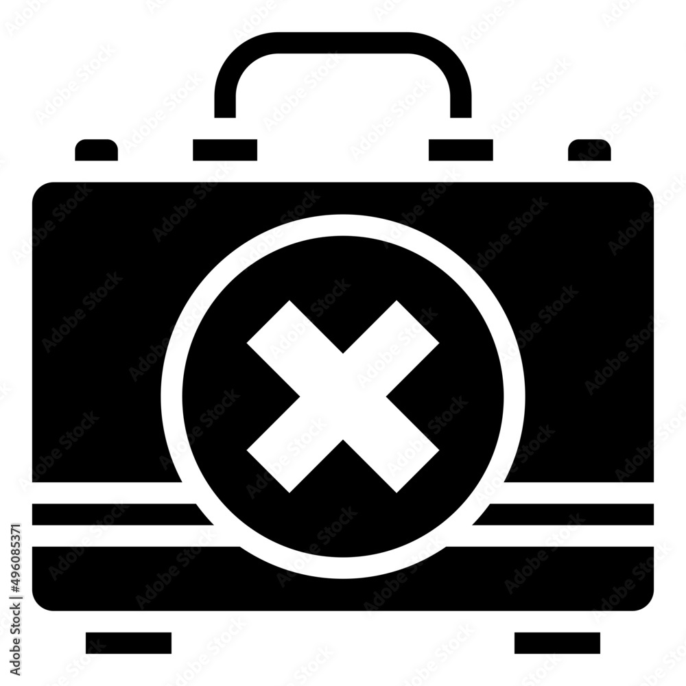 Fototapeta premium REJECTED glyph icon,linear,outline,graphic,illustration