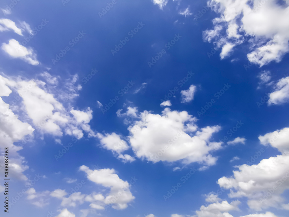 Obraz premium blue sky with clouds