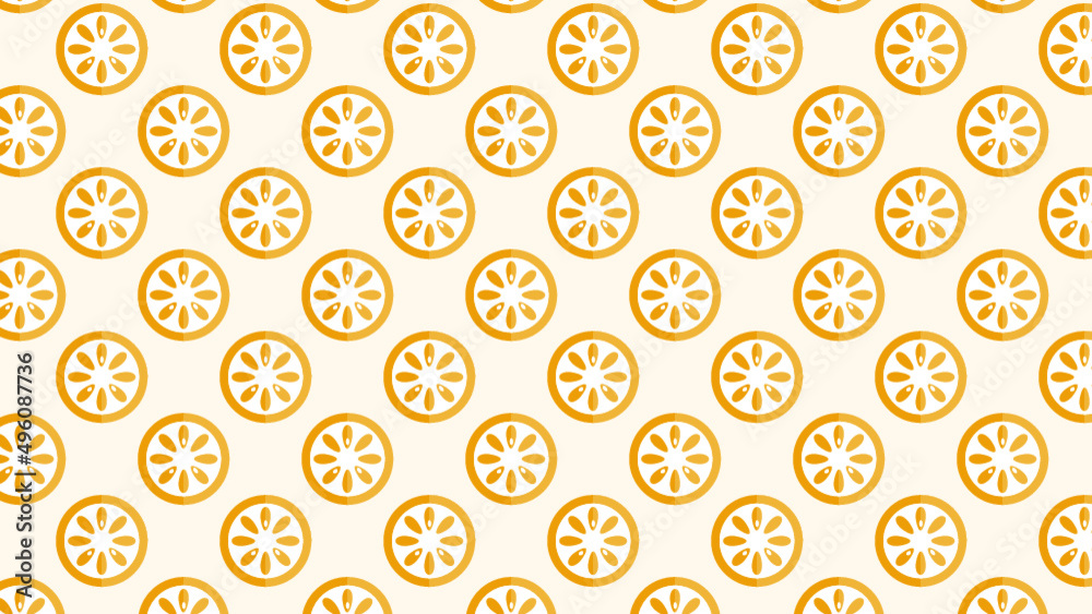 Hand drawn orange seamless pattern Hand drawn orange seamless pattern