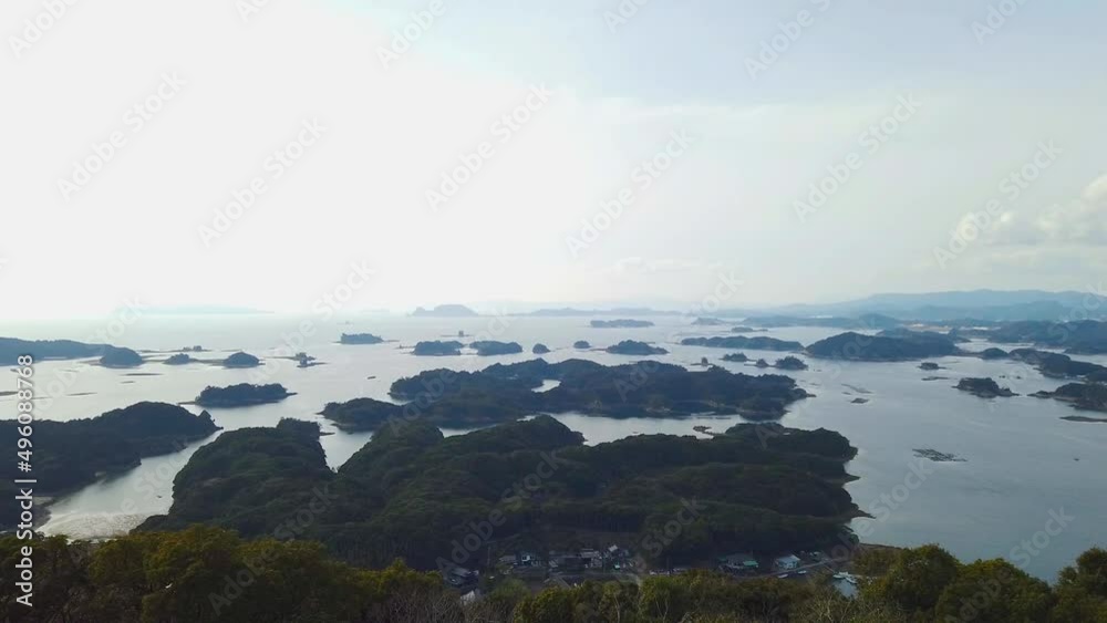 展海峰展望台から眺める九十九島 展海峰展望台から眺める九十九島