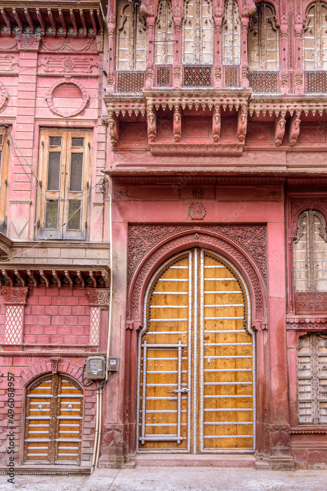 Obraz premium Vintage Havelis of Bikaner, Rajasthan