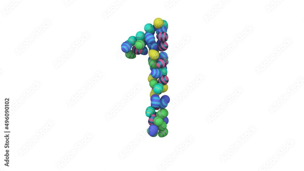 Easter Egg Themed Font Number 1 Easter Egg Themed Font Number 1