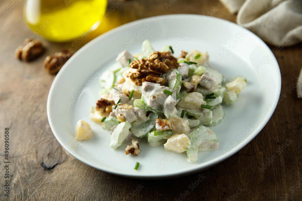 Chicken salad with celery and pineapple Chicken salad with celery and pineapple