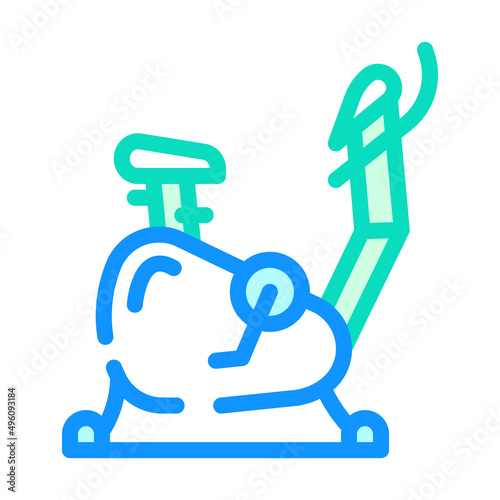 bike sportive equipment color icon vector. bike sportive equipment sign. isolated symbol illustration
