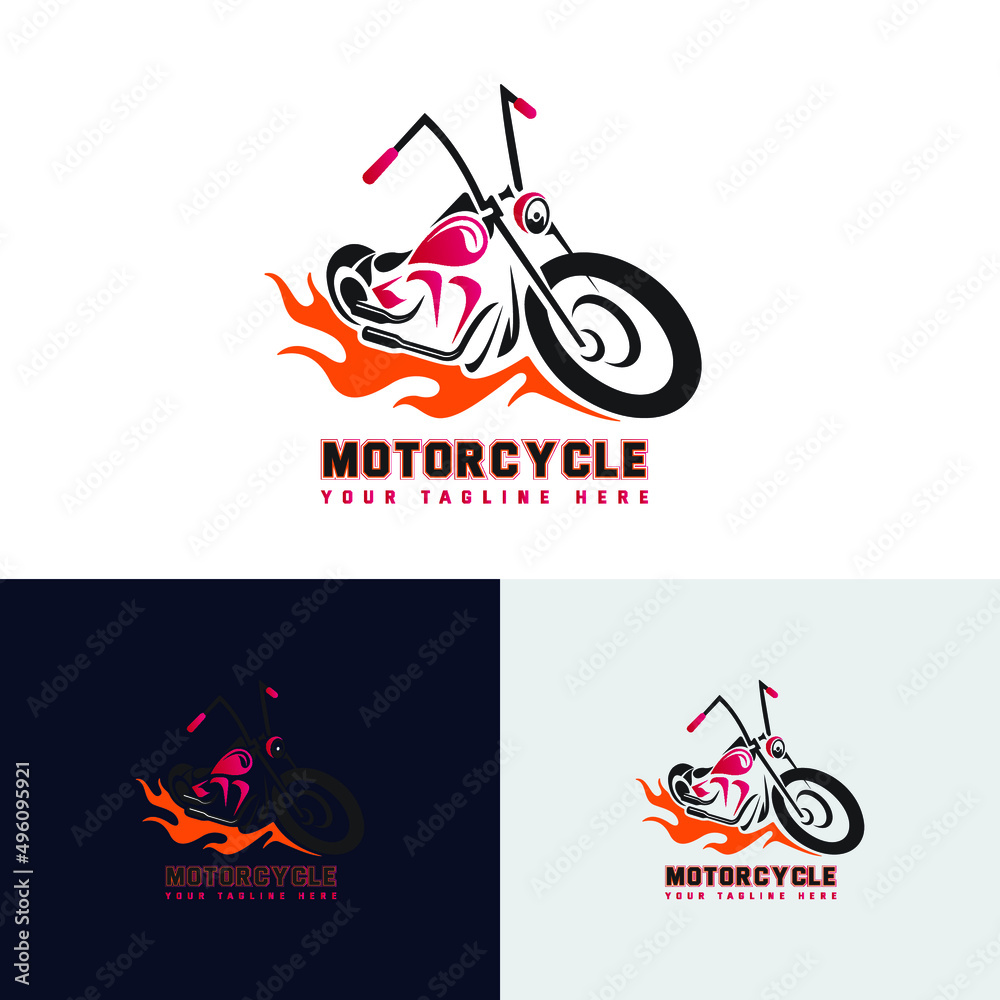 Fototapeta premium Motorcycle Logo Design - Logo Template