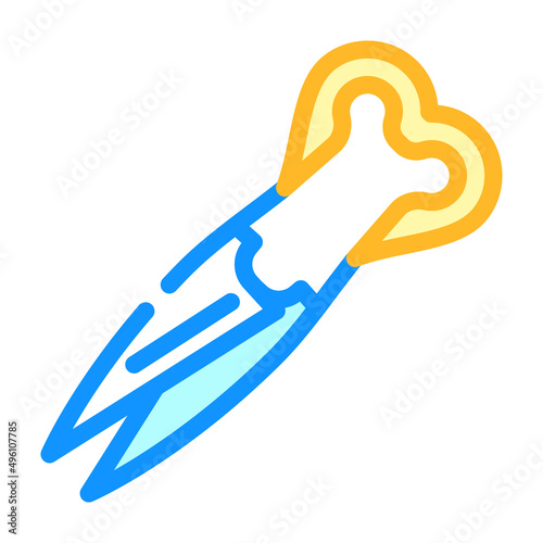 scissors garden accessory color icon vector. scissors garden accessory sign. isolated symbol illustration