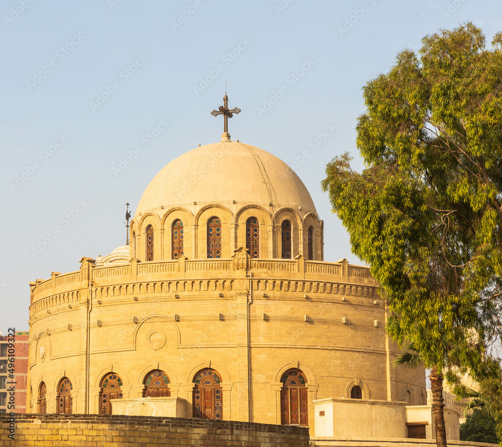 The Church of Saint George in Coptic Cairo. Cairo, Egypt
