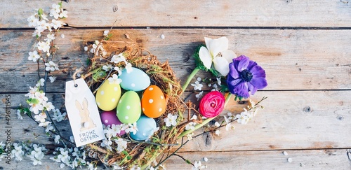 Easter greeting card with t...