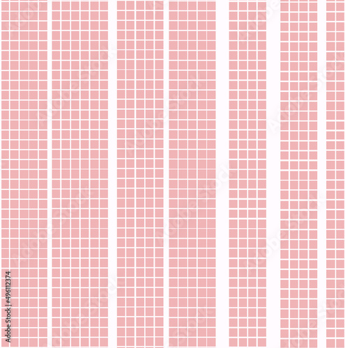 pink background with stripes of squares