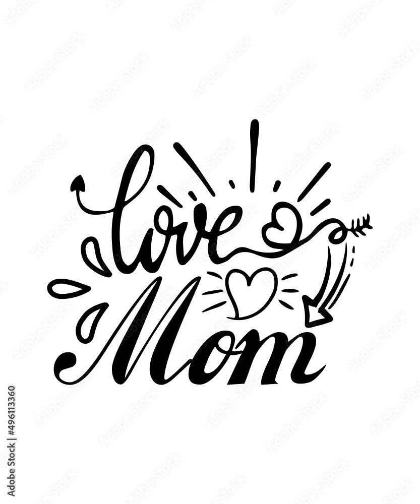 Obraz premium Happy Mother's Day SVG, Mothers Day Svg, Mothers Heart Svg, Mother Svg, Mom Svg, Mothers Day Shirt Svg, Mothers Day Cut file, Cut files, To the world you are a mother but to your family you are the wo