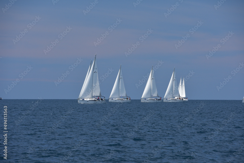 Fototapeta premium Maritim, Meer, segeln