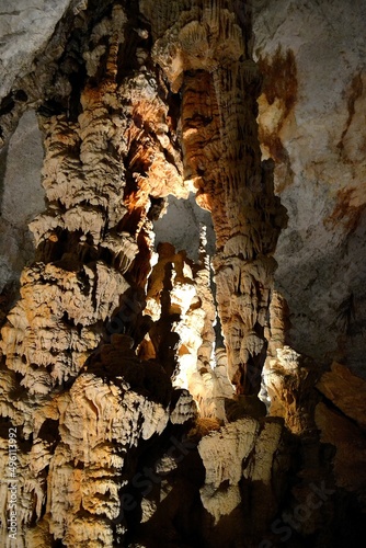 stalagmites