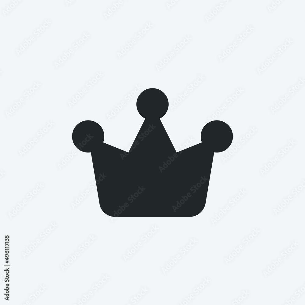 Crown vector icon illustration sign Crown vector icon illustration sign